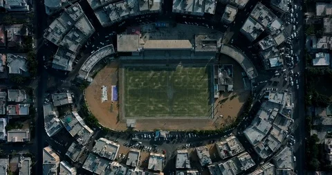 Stadium flyby Video stock 92240979