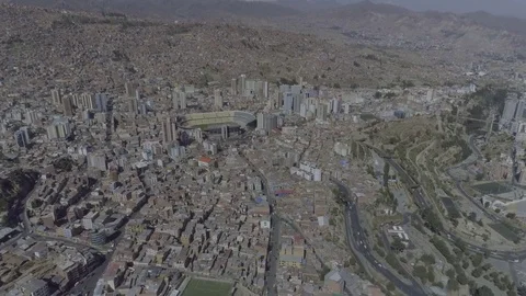 Stadium in the hills Video stock 82803832