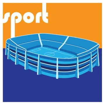 Stadium Illustrazione stock