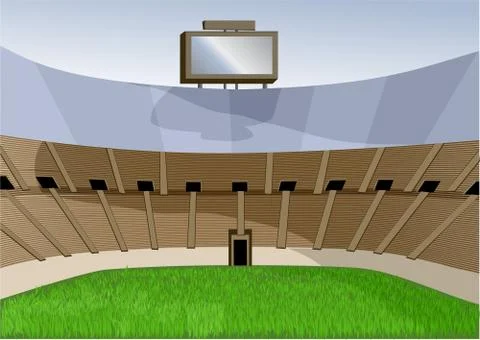 Stadium Stock Illustration