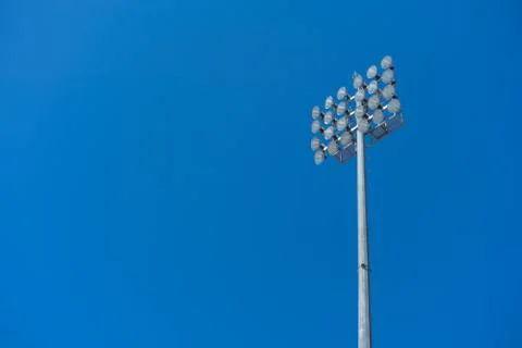 Stadium lamp Stock Photos