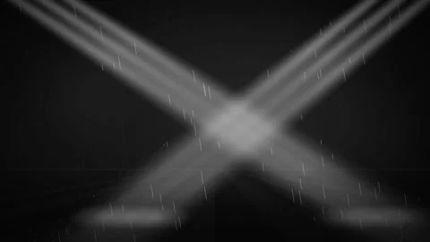 Stadium light beams crossfire sync rain mono white loop 9751 seamless loop Stock Footage 342324626