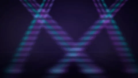 Stadium light beams fourtower pinch gobo violet nebula loop 9759 seamless loop Stockbeeldmateriaal 342324930