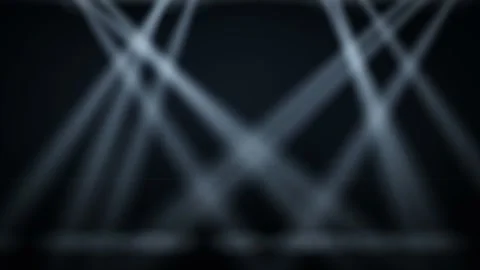 Stadium light beams fourtower wave flare steel cinema loop 9758 seamless loop Vidéo 342324934