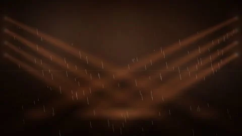 Stadium light beams lowrake chase rain sunset amber loop 9775 seamless loop Stock Footage 342325277