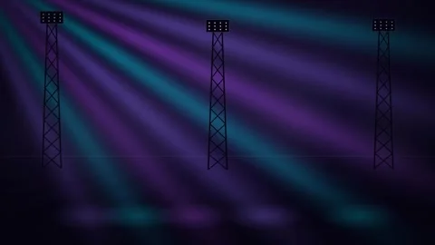 Stadium light beams singletower pinch towers violet nebula loop 9779 seamless 스톡 동영상 342325395