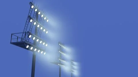 Stadium light Illustrazione stock