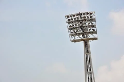 Stadium light Stock Photos