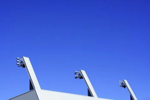 Stadium light Stock Photos