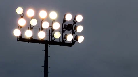 Stadium Light Timelapse Stock Footage 8915796