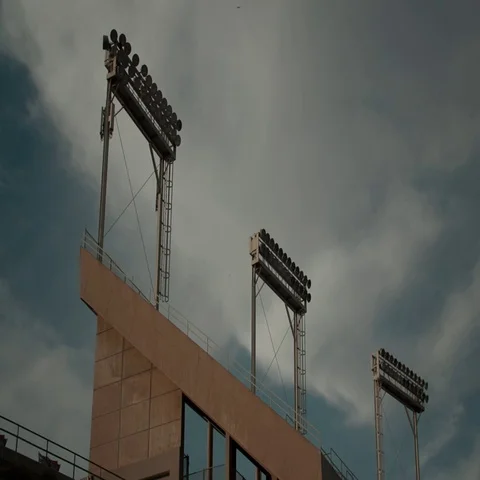 Stadium lights 046 Stock Footage 69516776