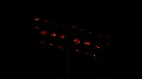 Stadium Lights on field Stock Footage 30591910