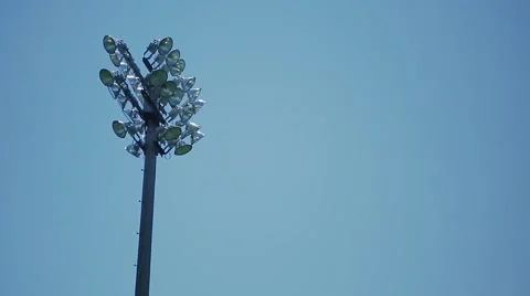 Stadium Lights Stock Footage 50618152