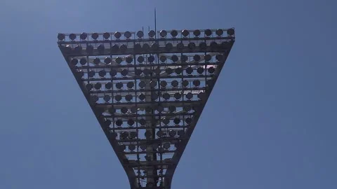 Stadium Lights Stock Footage 159842104
