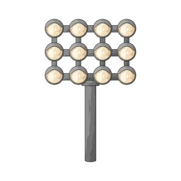 Stadium lights illustration 스톡 일러스트
