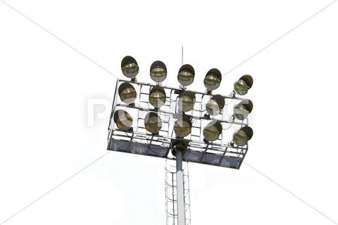 Stadium lights Stock Photos