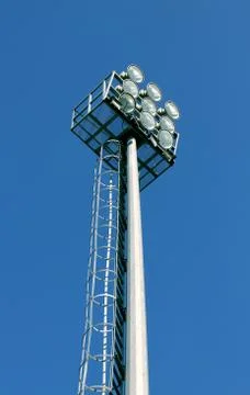 Stadium lights Stock Photos