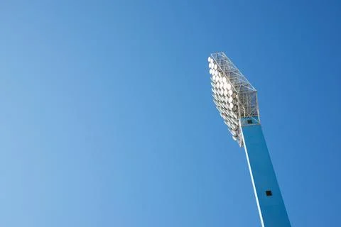 Stadium lights view Fotos de archivo