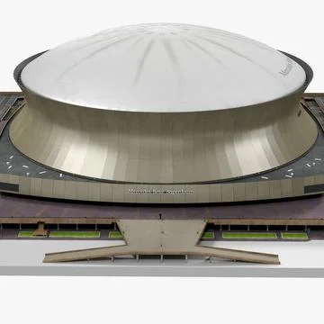 Stadium Mercedes Benz Superdome 3D Model