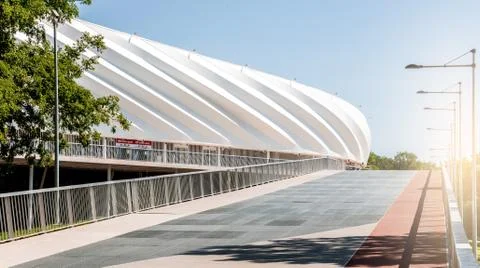 Stadium outside. Stock Photos