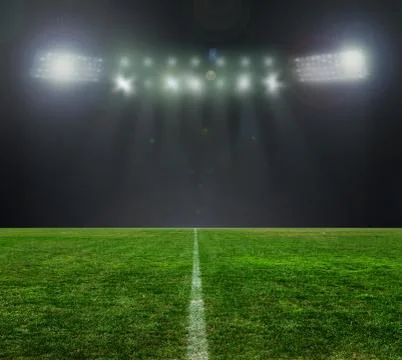 On the stadium. Stock Photos