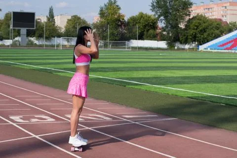 In the stadium Stock Photos