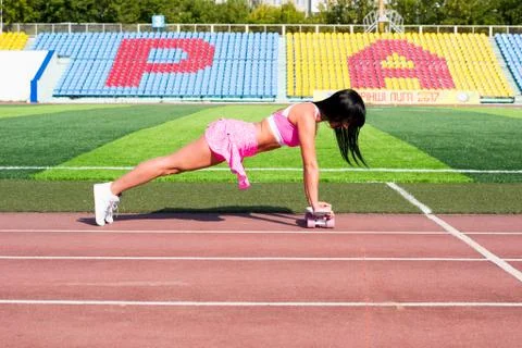 In the stadium Stock Photos