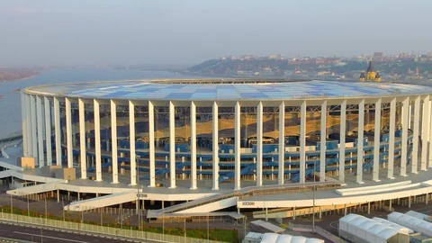 A stadium in Russia Stock Footage 99267749