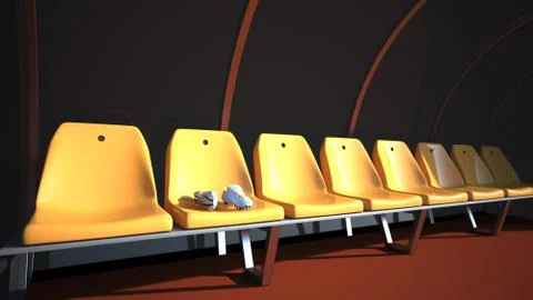 Stadium seat Stock Illustration