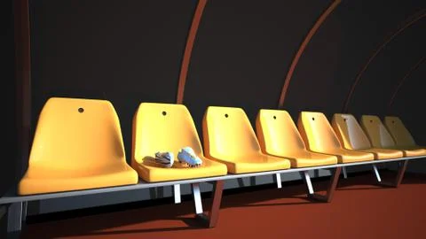 Stadium seat Stock Illustration