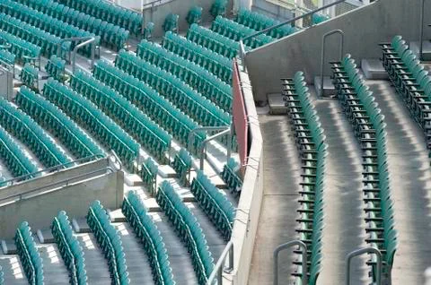 Stadium seating. Stock Photos
