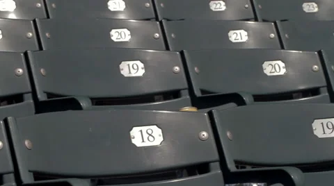 Stadium Seating Various Pans Stock Footage 57720050