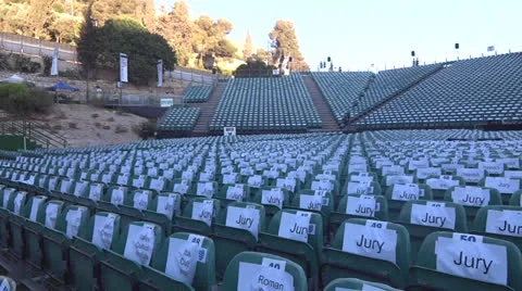 Stadium seats 스톡 동영상 25822287