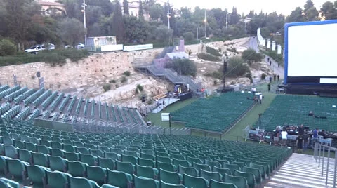 Stadium seats Stock Footage 25822529