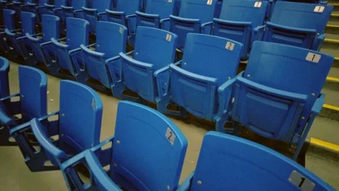Stadium Seats Stock Footage 148169677