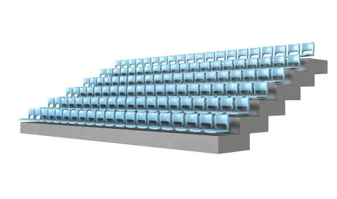 Stadium Seats Stock Illustration