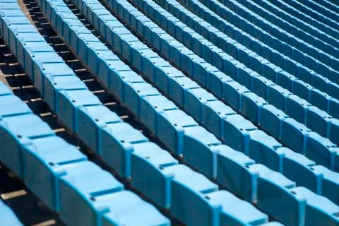 Stadium seats Stock Photos