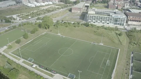 A Stadium Seen By Drone Video stock 235308774