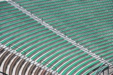 Stadium sitting 库存照片