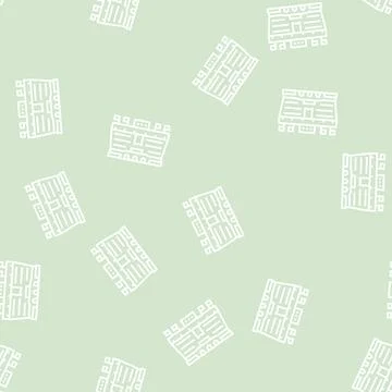 Stadium soccer line seamless pattern Stock Illustration