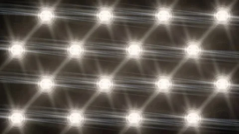 Stadium Spot Flashing Light - Blink 03 Stock Footage