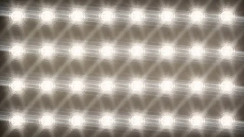 Stadium Spot Flashing Light - Strobe 07 Stock Footage
