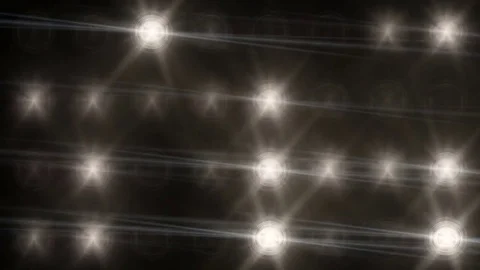 Stadium Spot Flashing Light - Strobe 08 Stock Footage