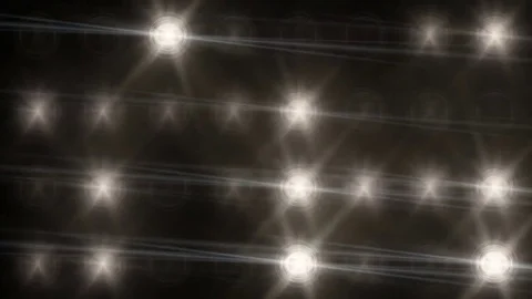 Stadium Spot Flashing Light - Strobe 09 Stock Footage