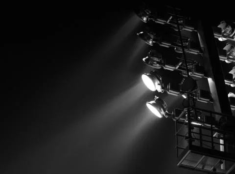 The Stadium Spot-light tower Stock Photos