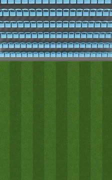 Stadium Top View Section Illustrazione stock