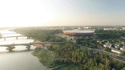 Stadium at Wisła Stock-Footage 122335877