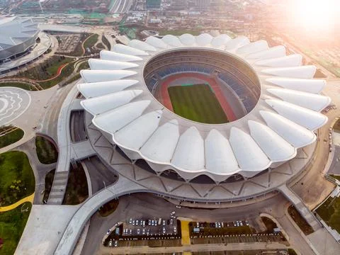 A Stadium in Xi'an Stock Photos