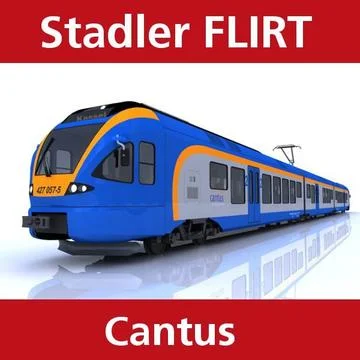 Stadler FLIRT - Cantus 3D Model