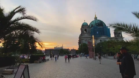 Stadtschloss Berlin view to Lustgarten 25th July 2025 Stock Footage 313824761